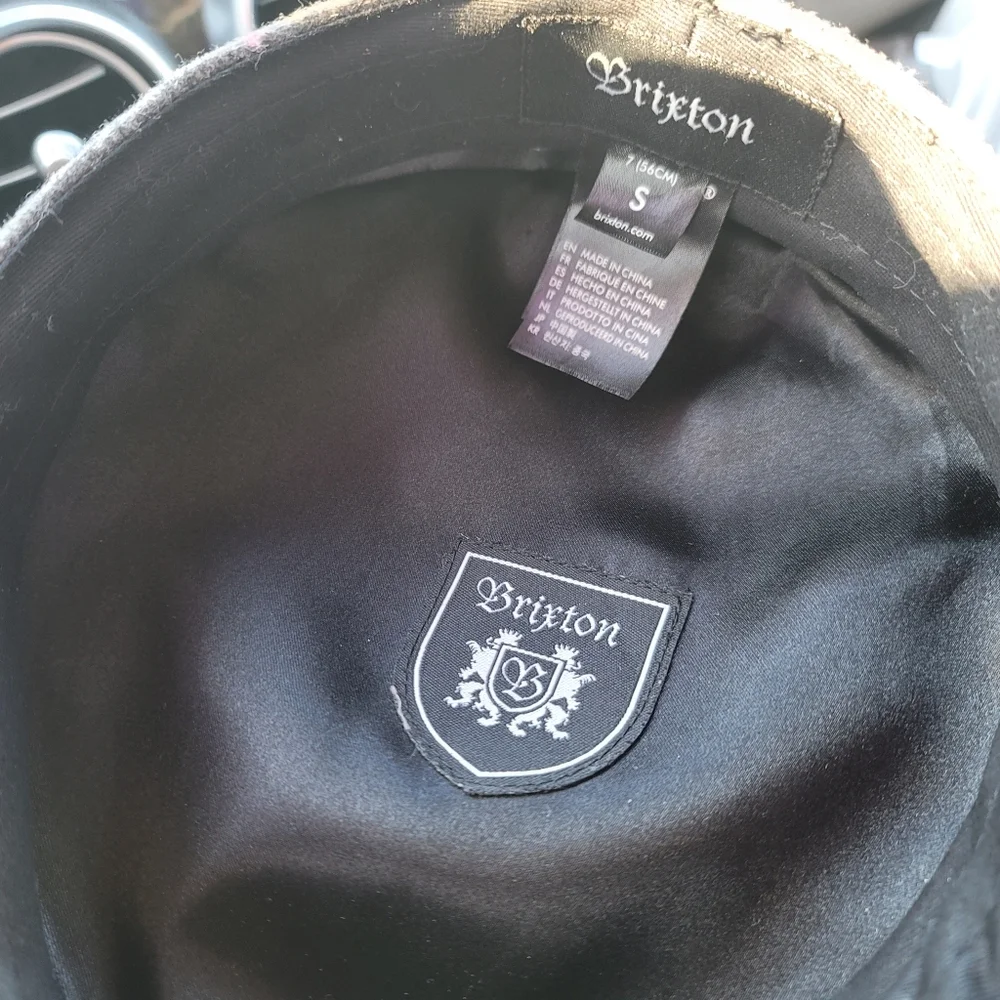 Brixton Fiddler Hat Gray Small - Picture 3 of 6